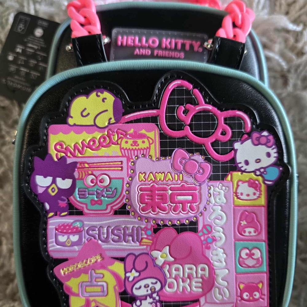 Sanrio Hello Kitty & Friends Neon Lights Mini Backpack/HANDBAG. Brand NEW.